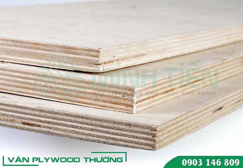 ván ép plywood thường không chống ẩm
